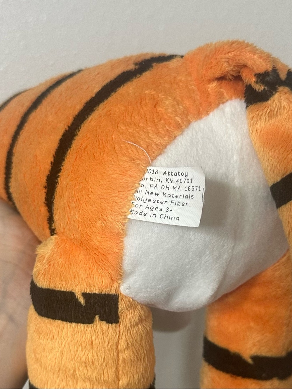 Plush Orange Tiger Stuffed Animal Toy -from the Calvin and Hobbes - Picture 6 of 8